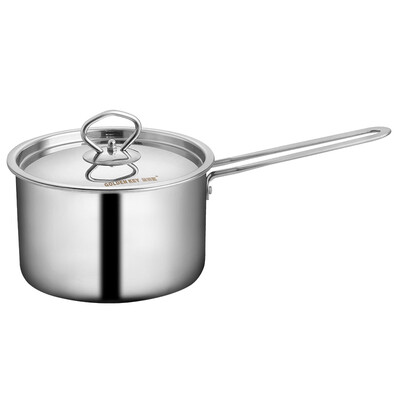 

Golden Key GOLDEN KEY milk pot 16cm classic stainless steel thick fashion instant noodles cooking pot GK-Q16J1