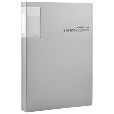 

Kimley Lee HL840 A4 Metallic Data Booklet Book 40 pages Silver