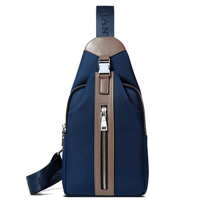 

BOSTANTEN (BOSTANTEN) men's bracelet Korean version of the trend hit color messenger bag B552091 blue