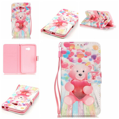 

Ballon&bear Design PU Leather Flip Cover Wallet Card Holder Case for LG G5