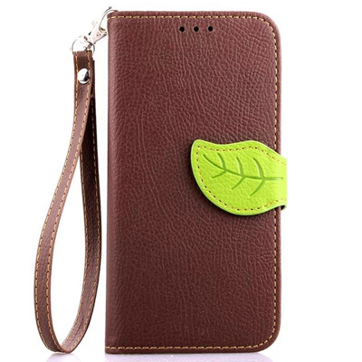 

Brown Design PU Leather Flip Cover Wallet Card Holder Case for LG G3/D858