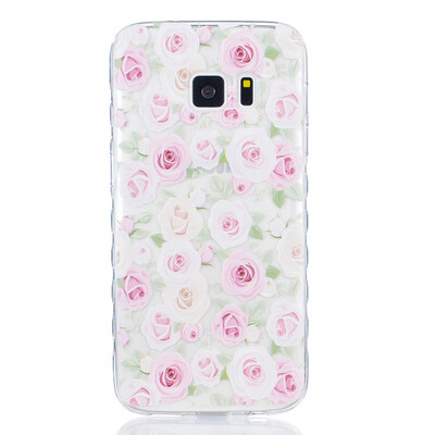 

More roses Pattern Soft Thin TPU Rubber Silicone Gel Case Cover for SAMSUNG GALAXY S7