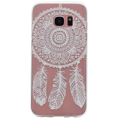 

Обложка Dreamcatcher Pattern Мягкий тонкий ТПУ резиновый силиконовый гель чехол для Samsung GALAXY S6 Edge