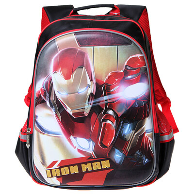 

Дисней (Disney) Железный человек Schoolbag мужчин и детей от трех до шести лет BA5047B черный мешок плеча