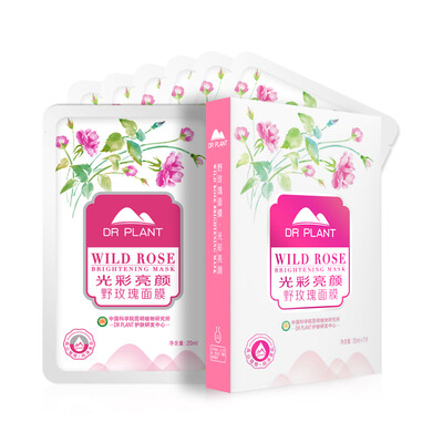 

завод врачи (Dr.Plant) Wild Rose Осветляющий Маска славы 25мл * 7 таблеток (Увлажняющая губная помада)