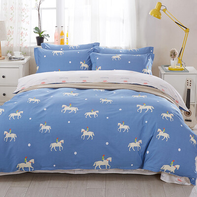 

Shengwei bedding home textiles cotton single quilt cotton twill printing double quilt 200 230cm lucky