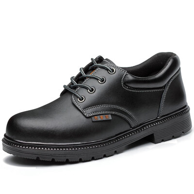 

Old housekeeper LAOGUANJIA LG-005 labor insurance shoes male anti-smashing anti-slip work shoes black 42 yards