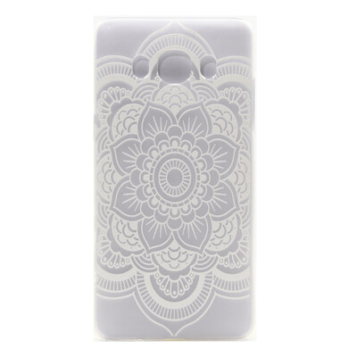 

Hexagonal flower Pattern Soft Thin TPU Rubber Silicone Gel Case Cover for SAMSUNG Galaxy J5 2016J510
