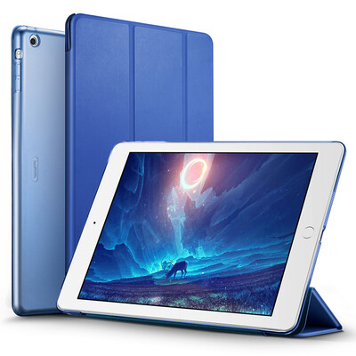 

ESR Apple iPad Air 5 case shell three fold thin leather case Yue color series sailor blue