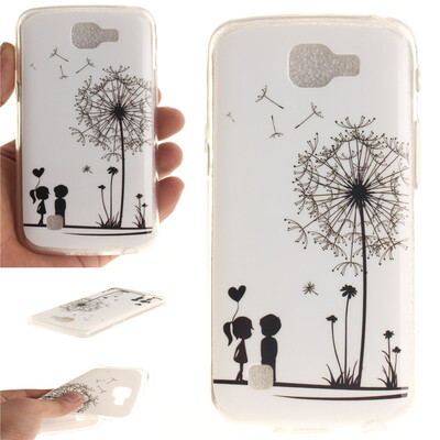 

Любители и одуванчика шаблон Мягкий тонкий ТПУ резиновый силиконовый гель обложка чехол для LG K4