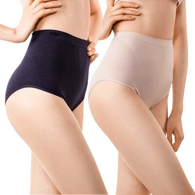 

MD body abdomen abdomen postpartum seamless high waist triangle underwear sexy tattoo tattoo pants lingerie 2 fitted l