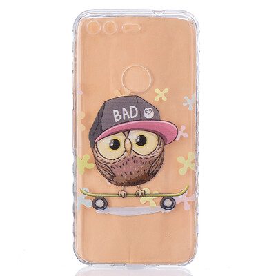 

Owl Pattern Soft Thin TPU Rubber Silicone Gel Case Cover for Google Pixel XL