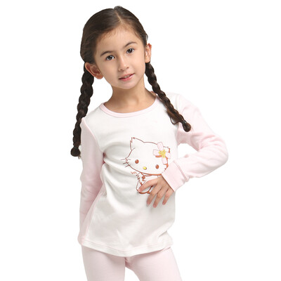 

VIV & LUL Children's underwear sets Women's cotton autumn and winter underwear sets DL418213 Pink 130cm