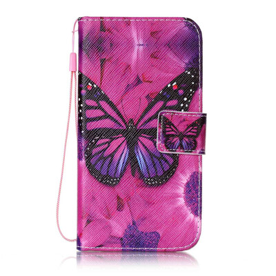 

Black Butterfly дизайн PU кожа флип крышку крышки кошелька карты чехол для Samsung Galaxy J5