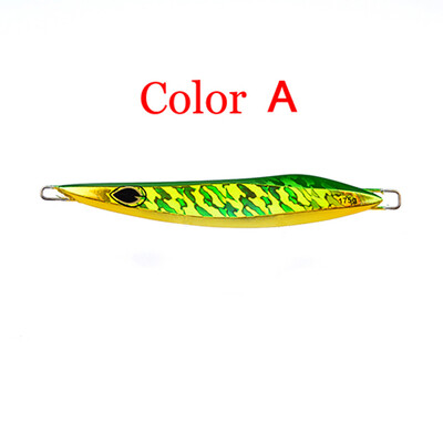 

CXSHOWE Metal Fishing Bait 175G/16CM Lead Fish Jig Fishing Lure 7 Colors Scale Artificial Hard Jigging Baits Luer016