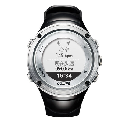 

GOLiFE XPC outdoor sports GPS smart watch dynamic heart rate table men climbing running calls WeChat show reminders hair silver