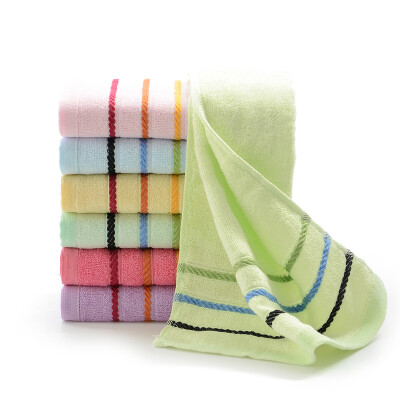 

Bamboo bamboo fiber towel soft absorbent bamboo charcoal face wash towel color section yellow