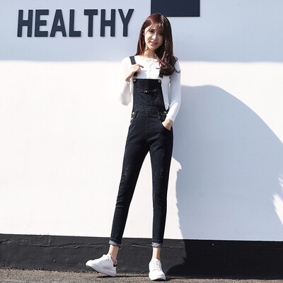 

VIVAHEART Korean casual wild self-cultivation small feet cowboy belt pants female VWKN172432 black 29