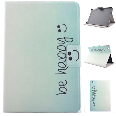 

Butterfly Smile Style Classic Flip Cover with Stand Function and Credit Card Slot for iPad Mini 1/2/3