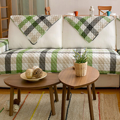 

Green reed European style fabric sofa sofa sofa towel style green 90 90cm 1 piece installed