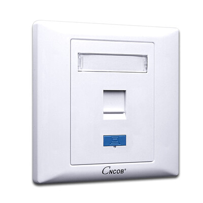 

[Jingdong распределения] CNCOB CN-1201 Интернет-телефон голосовой информационной панели однопортовый сетевой модуль панель панели одно отверстие панели толстый тип материала ПК