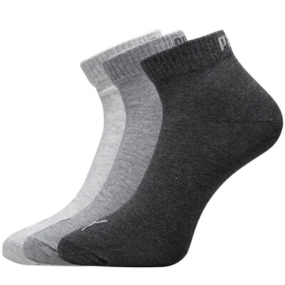 

Puma PUMA men&women socks breathable sports socks three pairs of equipment 906915 05 gray 43-46