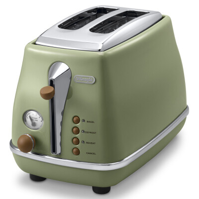 

Italy Delonghi CTO2003 Olive Green Toaster Bread Maker Touching Machine Toaster Home Stainless Steel Dust Cover