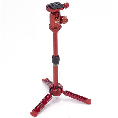 

SIRUI Tripod 3T-35R with PTZ Canon Nikon SLR Camera Tripod Aluminum Alloy Reflex SLR Camera Desktop Stand Mini Portable Micro Single Universal Red