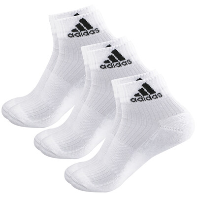 

Adidas adidas badminton socks men&women socks towel bottom sports socks three pairs of white  code 43-46 yards