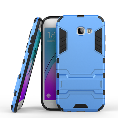 

Синий Slim Robot Armor Kickstand Ударопрочный жесткий корпус из прочной резины для SAMSUNG GALAXY A5 2017/A520