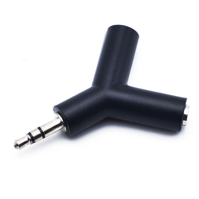 

MyMei Earphone Pro 35mm Stereo Audio Jack Male Headphone 2 Way Y-Splitter Adapter