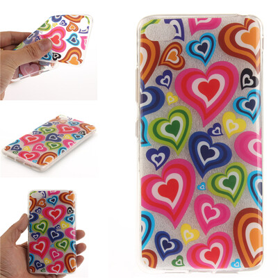

Colorful love Pattern Soft Thin TPU Rubber Silicone Gel Case Cover for Lenovo S90