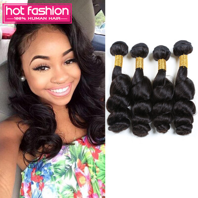 

Malaysian Virgin Hair Loose Wave 4Bundles Cheap 8A Unprocessed Malaysian Loose Weave Hair Virgin Hair Extensions Free Shipping