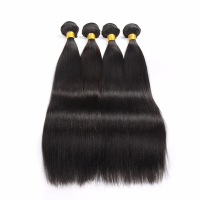 

7A Grade Peruvian Virgin Hair Straight 4 Bundle Peruvian Straight Virgin Hair Unprocessed Peruvian Straight Virgin Hair Human Hair