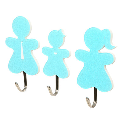 

Jingdong supermarket] beautiful ya acrylic three family of stick hook hook hook hook 3 fitted HC062993