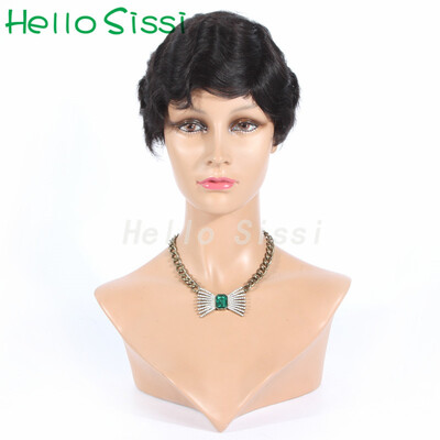 

Cheap Peruvian none lace wigs wholesale Short human wigs Best hair Short Wig Pixie Cut Wigs For Black Women