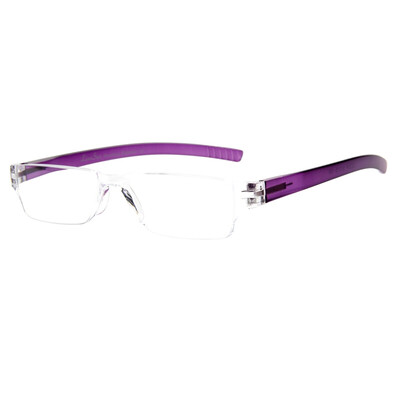 

LianSan LianSan reading glasses male frameless resin transparent portable glasses female old glasses 2220 200 degrees purple