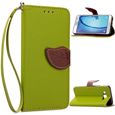 

Green Design PU Leather Flip Cover Wallet Card Holder Case for Samsung Galaxy On5G5500