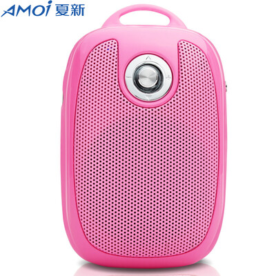 

Amoi A2 mobile phone car a key call Bluetooth mini card audio outdoor portable subwoofer elderly radio small speakers (blue