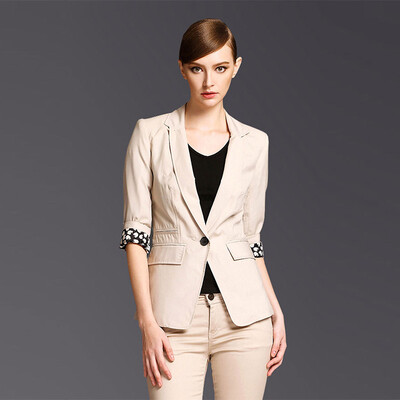 

Marc Rebecca Marc Rebecca a buckle seven-point sleeve small suit jacket 45437A apricot M code