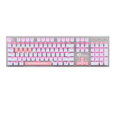 

AKKO AKS EDG Spatiotemporal Механическая клавиатура 104 Key Pink White Black