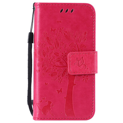

Rose Tree Design Кожа PU откидной крышки Кошелек Карты Держатель чехол для IPHONE 5