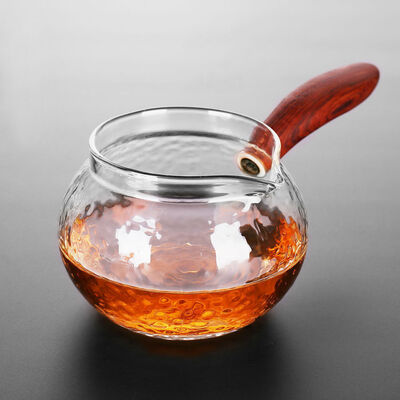 

Rosewood Side-ручка Стеклянная Ча Хай Gongfu чай сервировки Кувшин Cup Fair 220мл