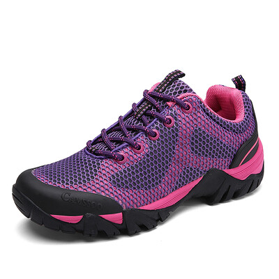 

The United States Luo family CAMSSOO spring and summer couple models breathable mesh outdoor walking shoes damping anti-skid climbing shoes 6001 male / gray green 41