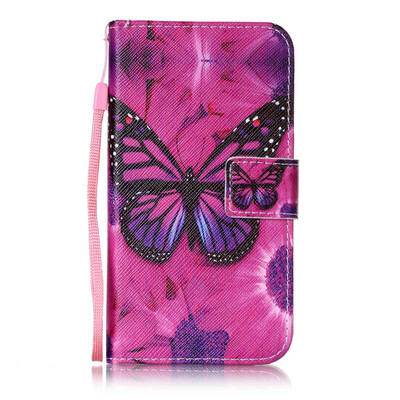 

Black Butterfly дизайн PU кожа флип крышку крышки кошелька карты чехол для LG K10