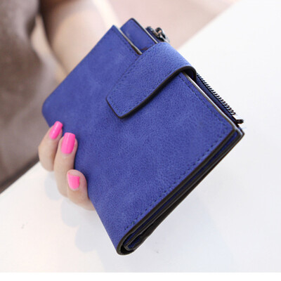 

MyMei Women Mini Grind Magic Bifold Leather Fashion Vintage Wallet Card Holder Purse