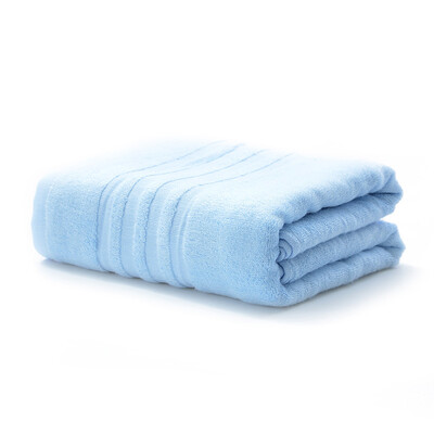 

Bamboo a hundred towels home textiles bamboo fiber bath towel bamboo charcoal bath towel pressure section blue 360g Article 70 140cm