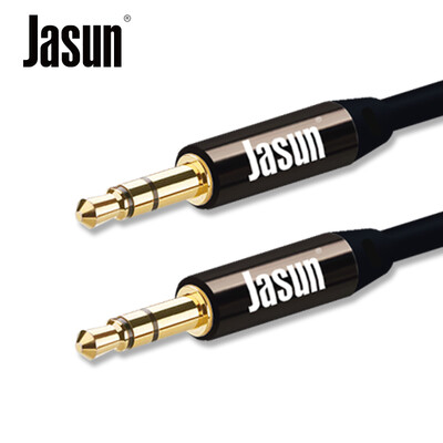 

Jason JASUN Car AUX audio cable 15 m 35mm audio cable 35mm male on the car stereo cable support mobile phone tablet amplifier computer JS-062