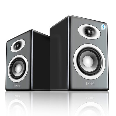 

Энке (ЭНКОР) MD10B активный Bluetooth стерео полочных акустических 2.0HIFI U диск NFC белый