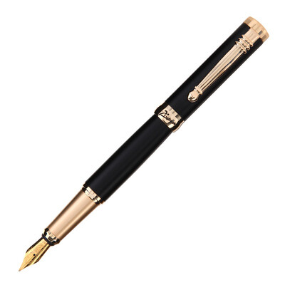

Picasso pimio ps-951 pure black gold clip pen ink pen